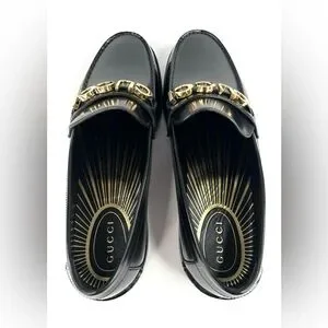 GUCCI Millennial Ribot Metal Logo Moccasin Men Loafers UK 12.5 - US 13 - EU 46.5 Gucci | Shoes | Gucci Millennial Ribot Metal Logo Moccasin  main image 3